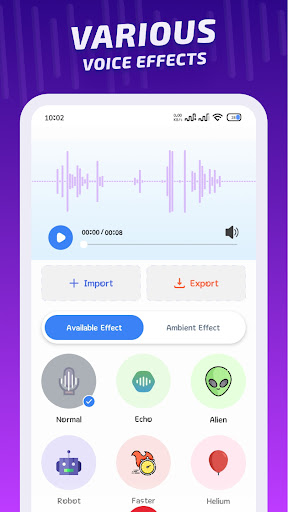 Voice Changer with Effects screenshot